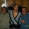 Thadde , Michelle & Guest  @ DJ Val Anthony's Studio, Bobby D Daley, from Detroit Playing for Thadde's Birthday, Georgia 04-11-2010